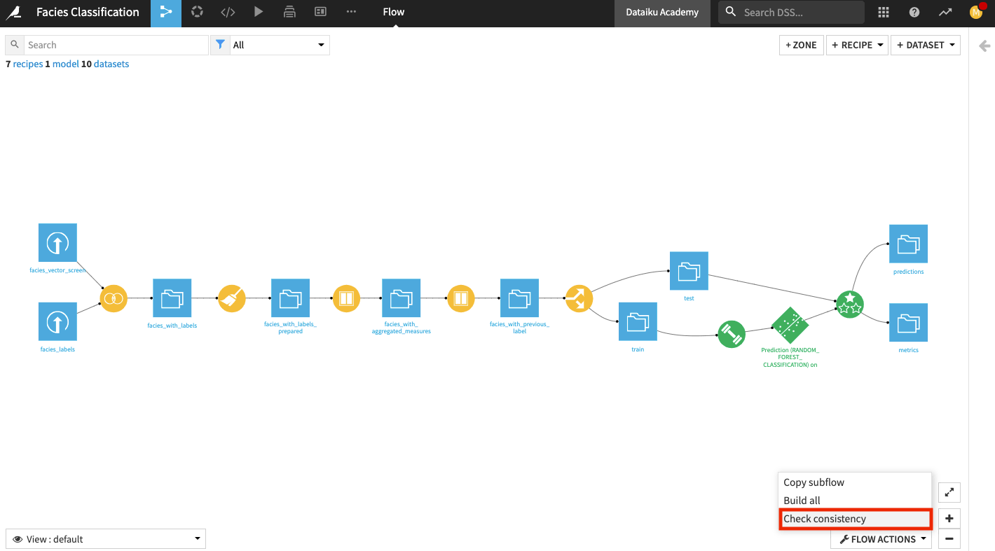 Check schema consistency.
