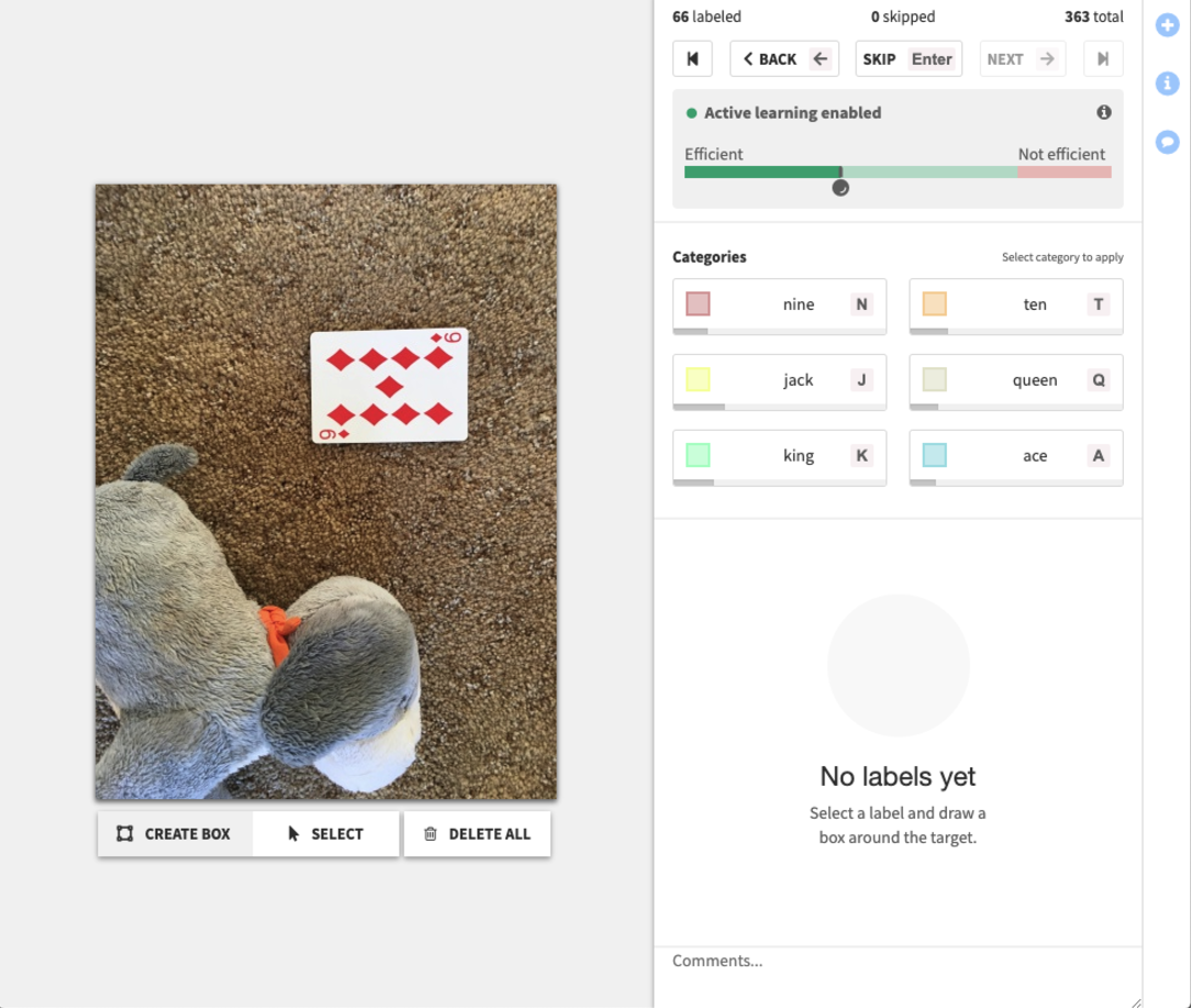 Labeling webapp.