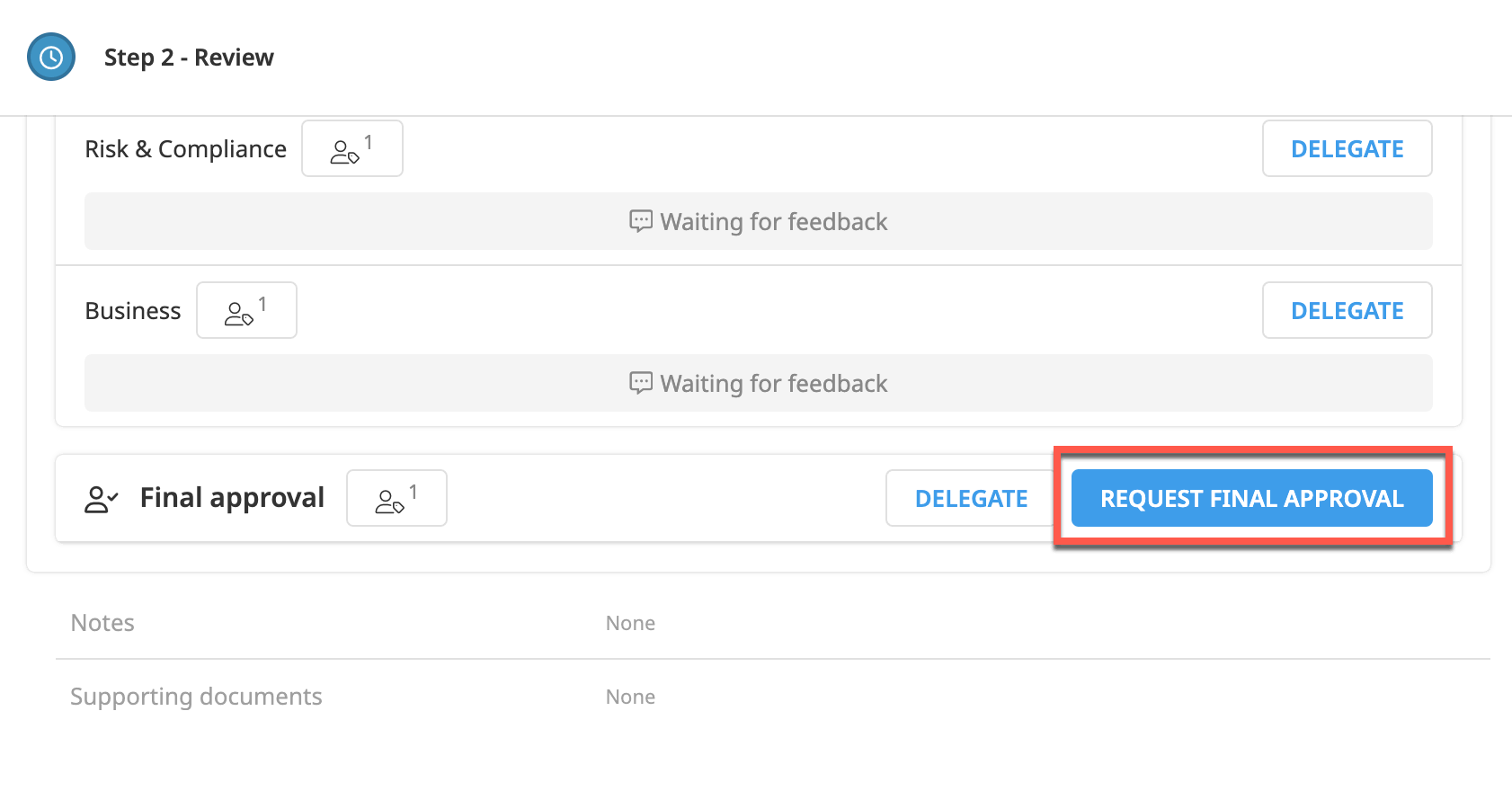 Dataiku screenshot of the final approval dialog for a model version sign-off.