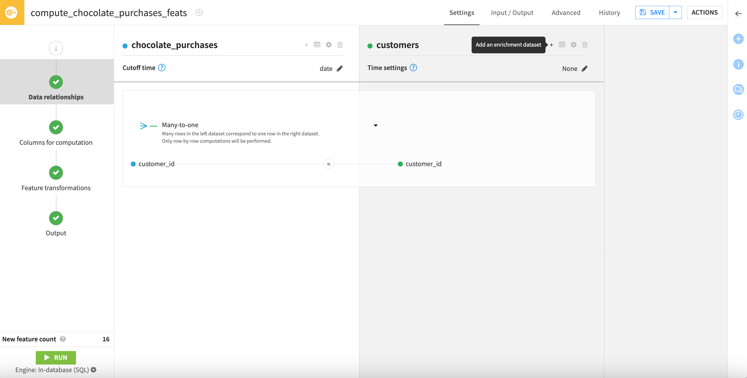 Adding a second enrichment dataset.