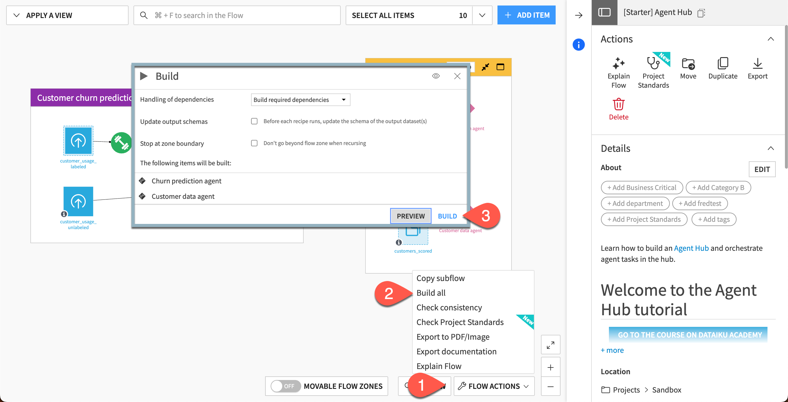 Screenshot showing how to connect agents to an LLM.