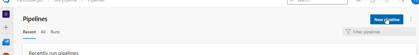 Create a new pipeline