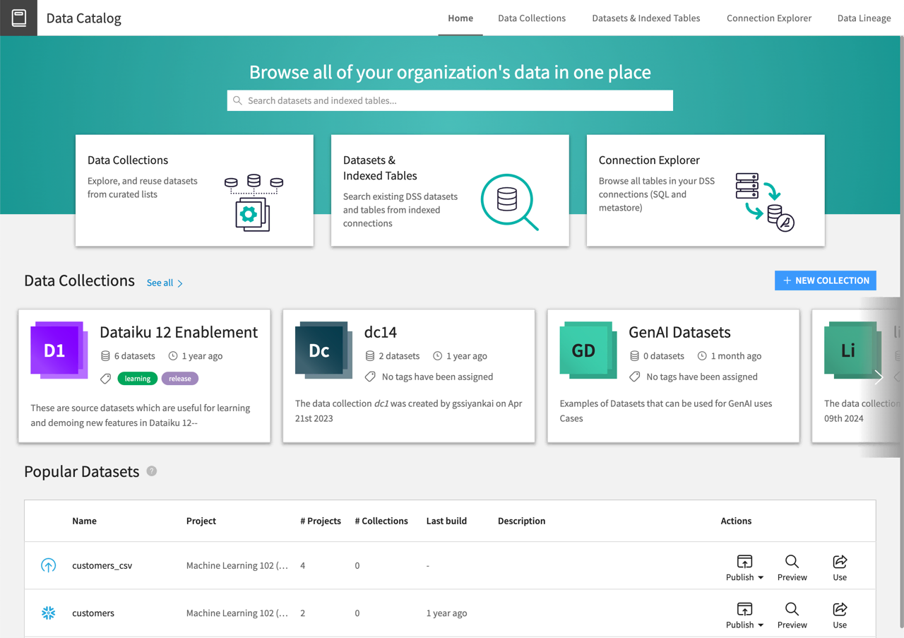 Dataiku screenshot of a project wiki.