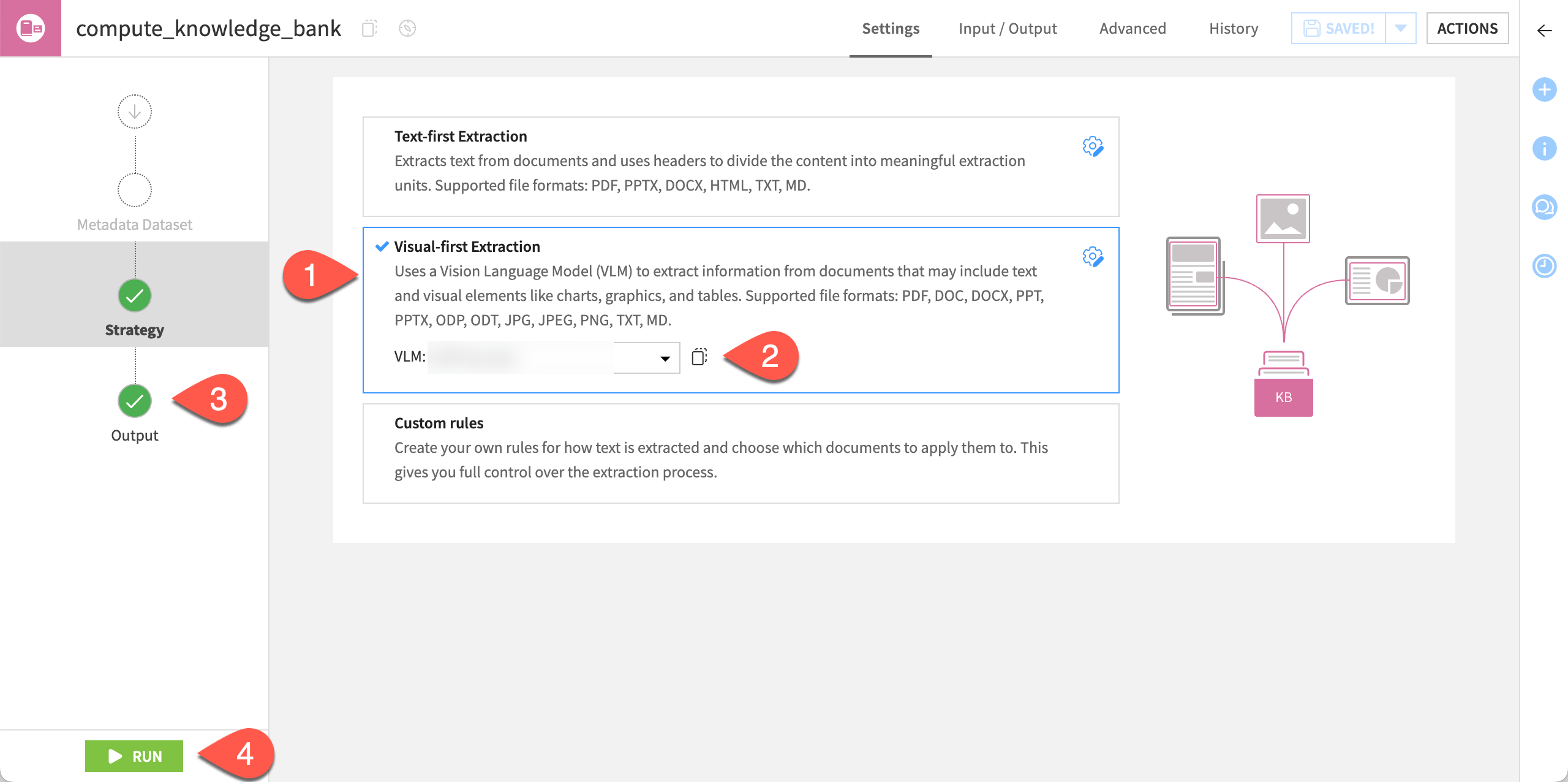 Screenshot of the creation page of an Embed recipe.