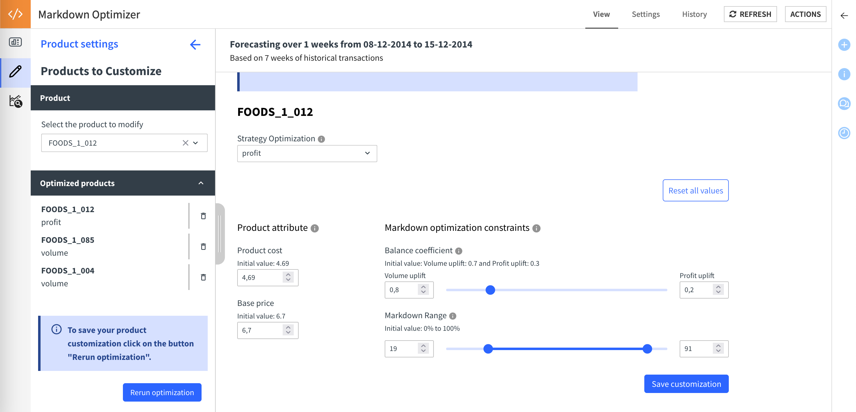 Product Customization