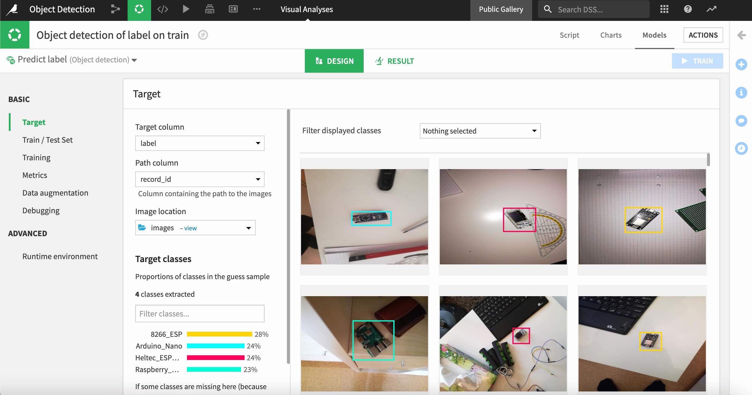 An example of object detection available in Dataiku tutorials and the gallery.