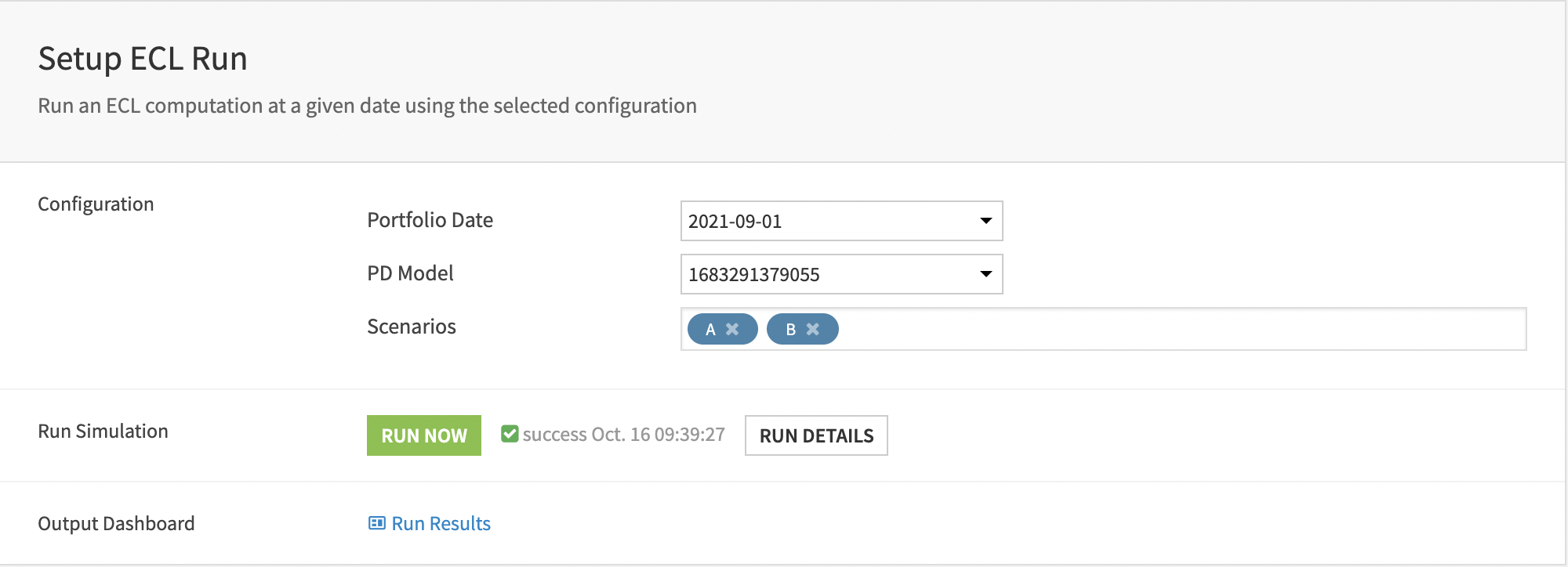 Dataiku screenshot of the Project Setup.