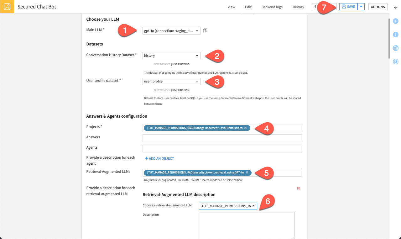 Dataiku screenshot of the embed recipe custom rules.