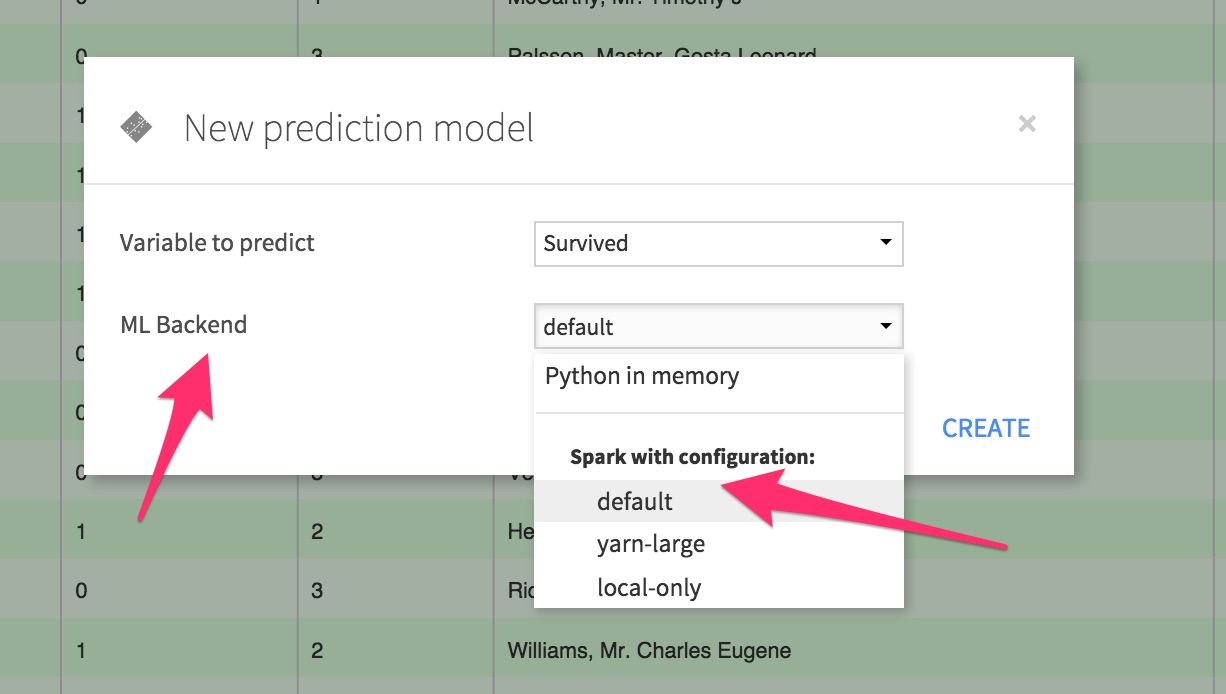 "Choosing Spark as the machine learning backend"