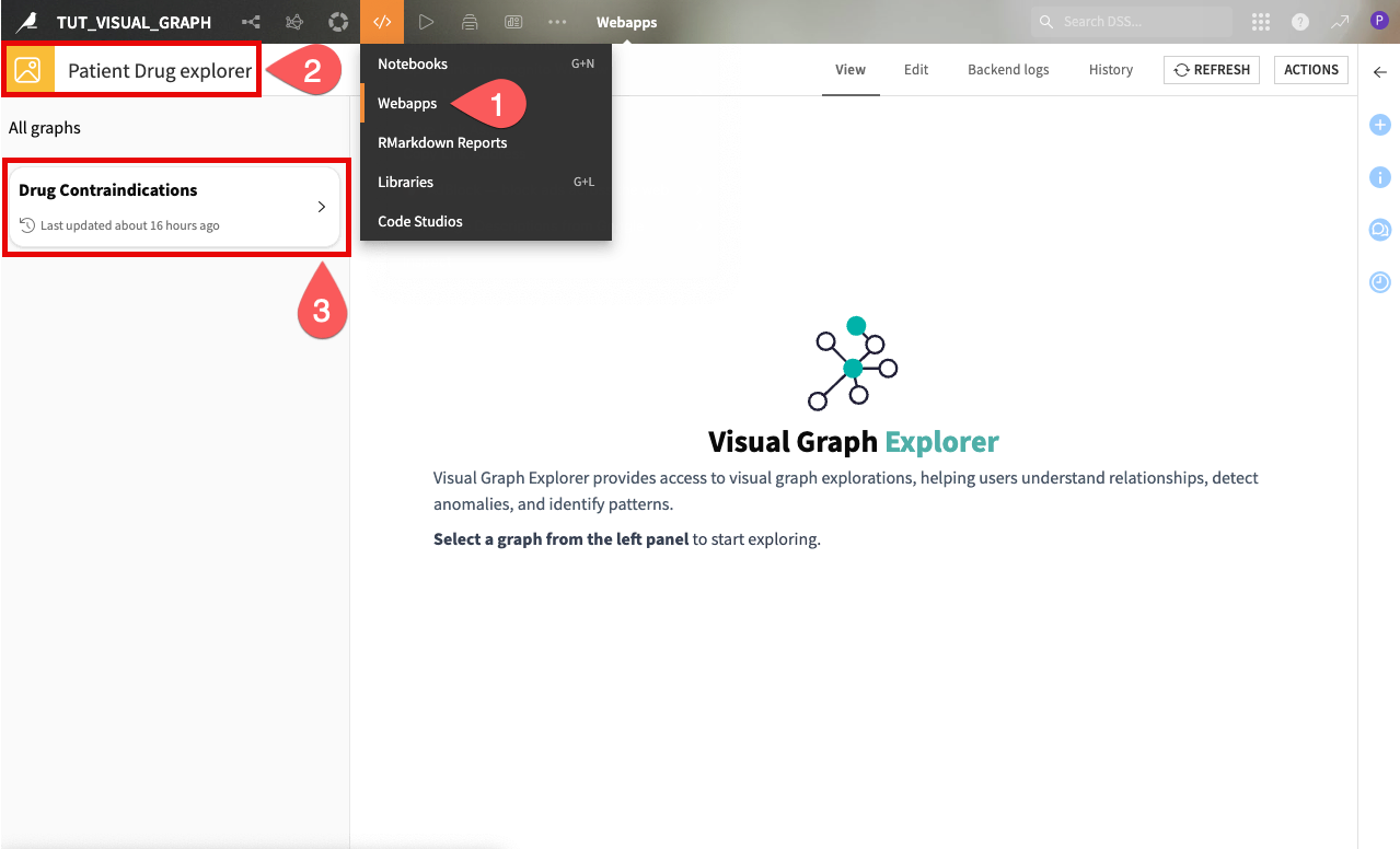 Access explorer webapp