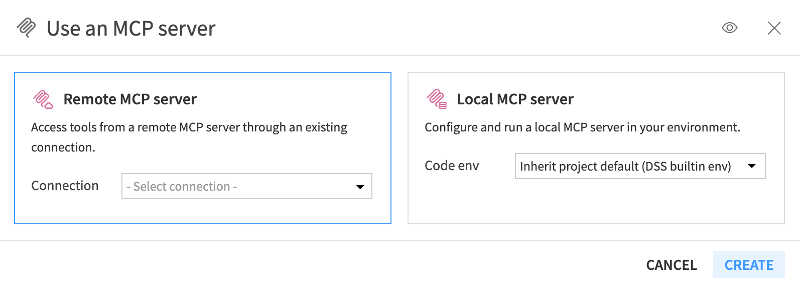 A screenshot of the MCP tool.