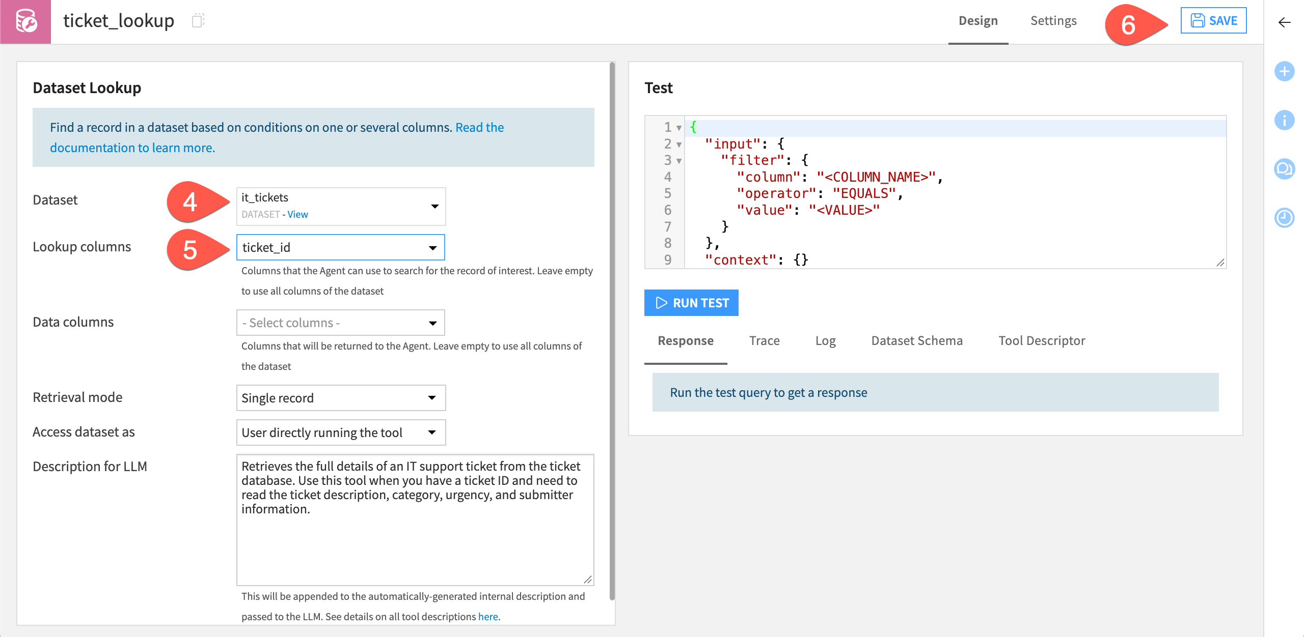 Screenshot of the steps to fix the tool configuration.