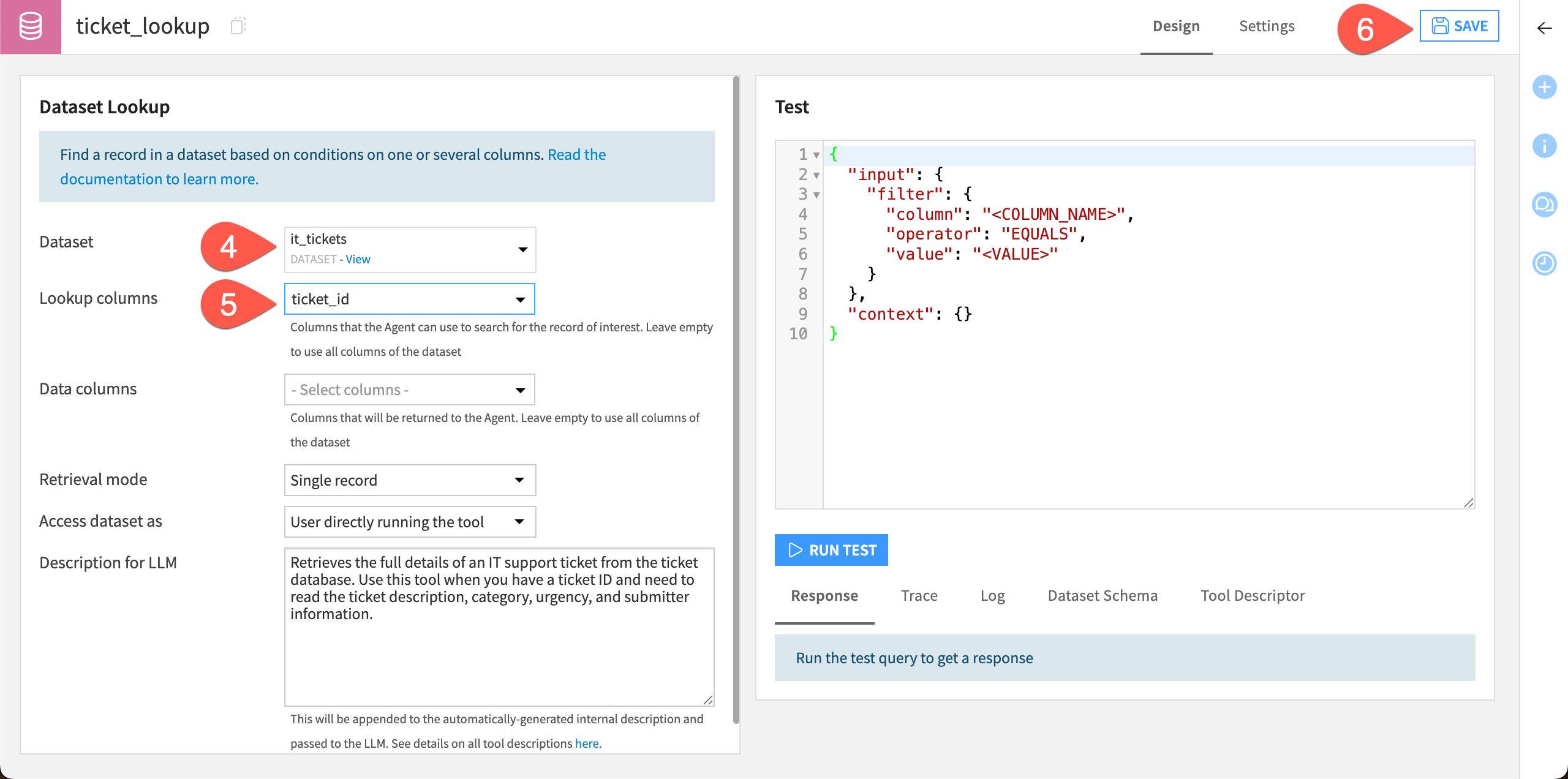 Screenshot of the steps to fix the tool configuration.