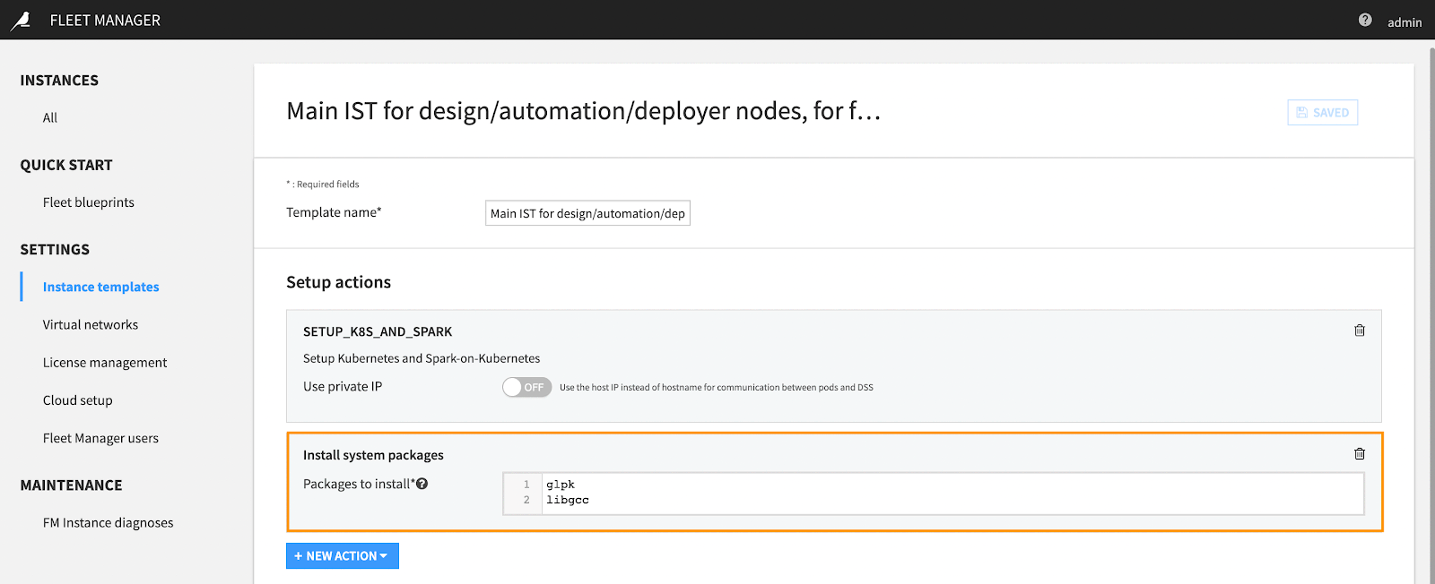 Specifying system packages to install on an instance of Dataiku deployed to Cloud Stacks.