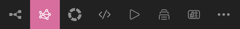 The Flow menu in the Navigation bar.