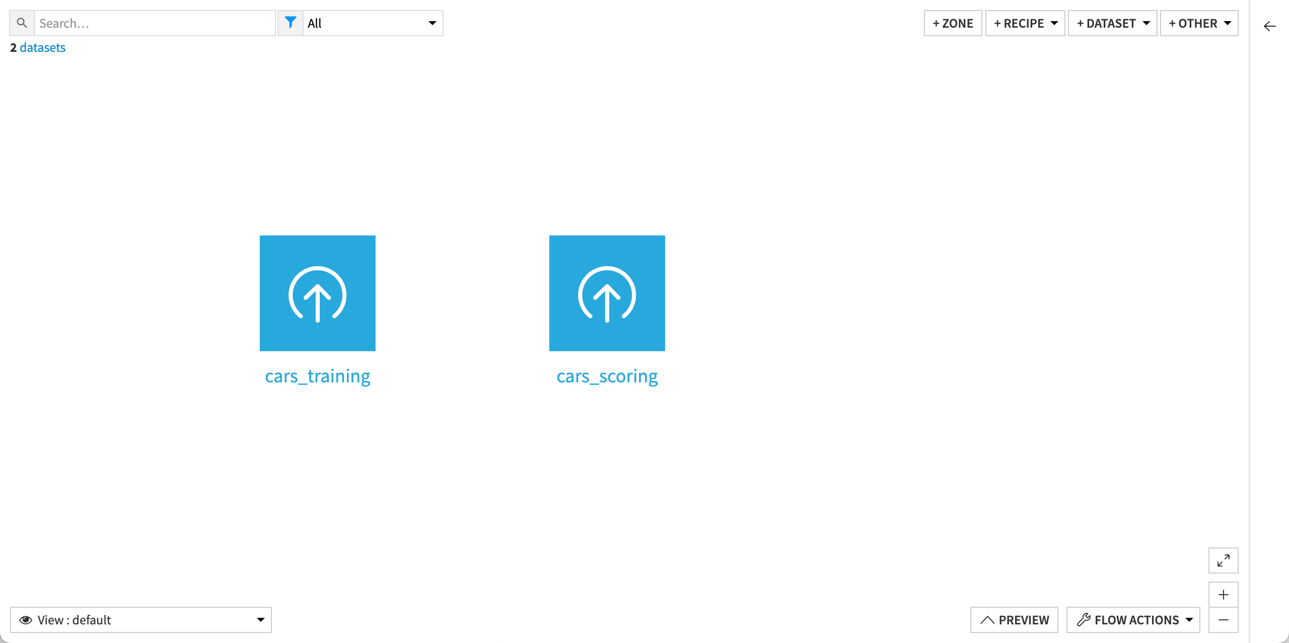 Flow overview of the starter project.