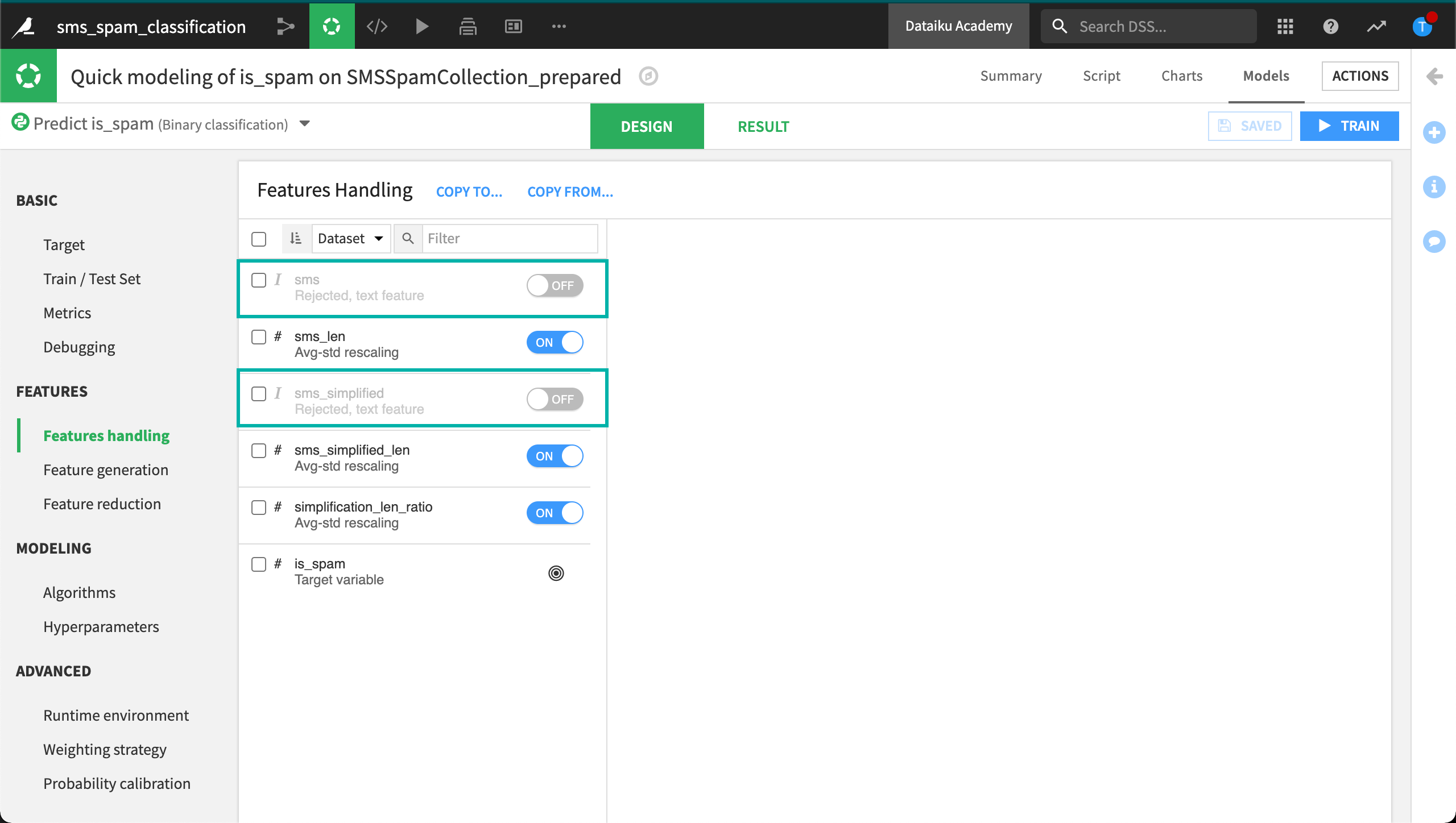 Concept Handling Text Features For Machine Learning — Dataiku 9106